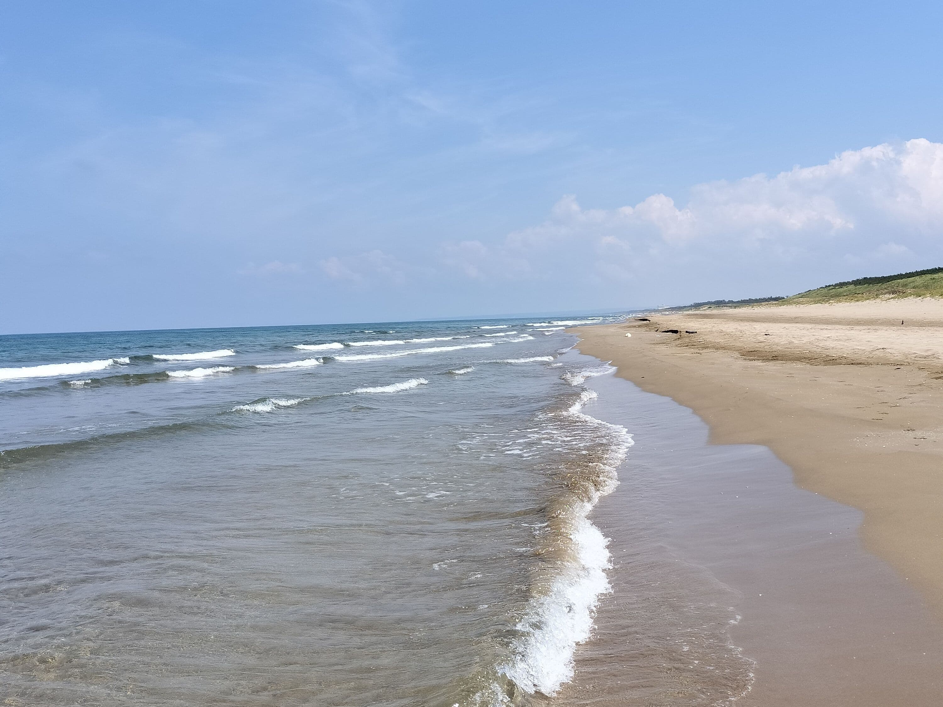 波打ち際を駆け抜ける夏の日|千里浜なぎさドライブウェイ体験記